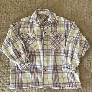 American Threads Pink/Purple/Cream Plaid Jacket